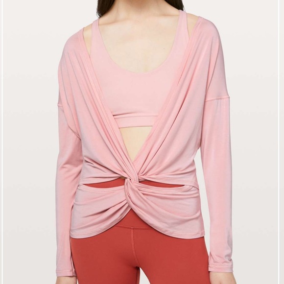 lululemon athletica Tops - Lululemon Full Of Grace Long Sleeve Faint Coral